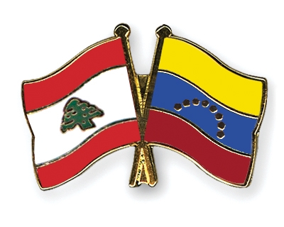 Fahnen Pins Libanon Venezuela