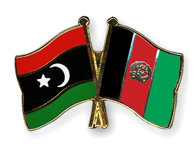 Fahnen Pins Libyen Afghanistan