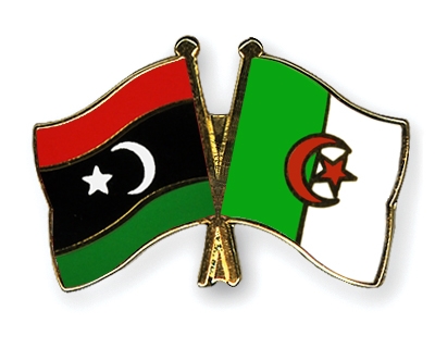 Fahnen Pins Libyen Algerien