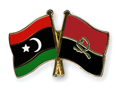 Fahnen Pins Libyen Angola