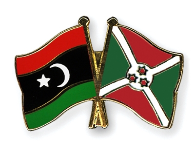 Fahnen Pins Libyen Burundi