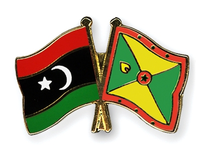 Fahnen Pins Libyen Grenada