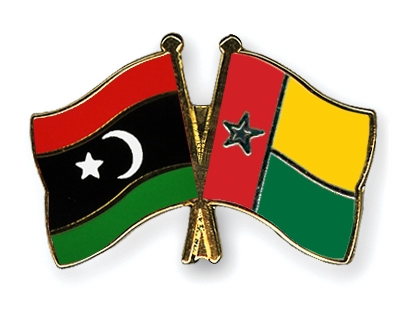 Fahnen Pins Libyen Guinea-Bissau