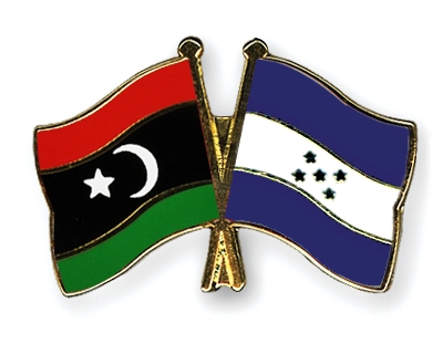 Fahnen Pins Libyen Honduras