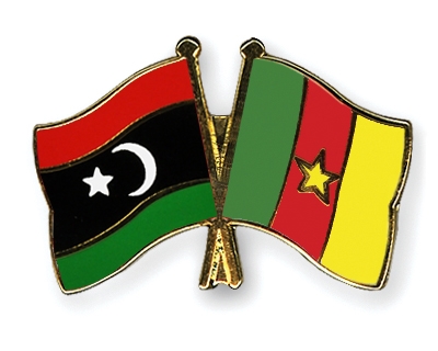 Fahnen Pins Libyen Kamerun