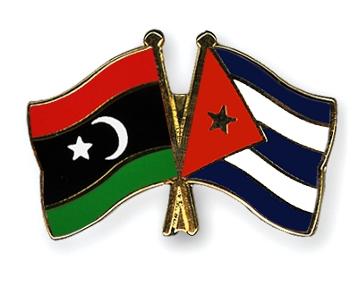 Fahnen Pins Libyen Kuba