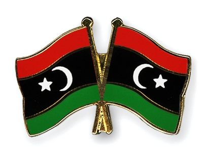Fahnen Pins Libyen Libyen