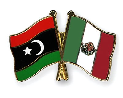 Fahnen Pins Libyen Mexiko