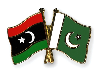 Fahnen Pins Libyen Pakistan