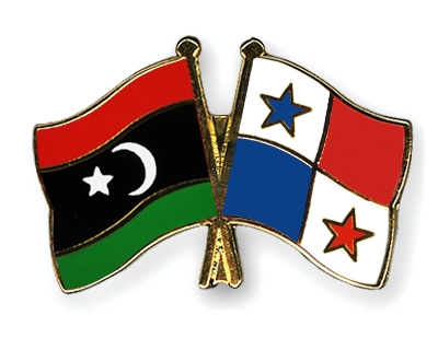 Fahnen Pins Libyen Panama