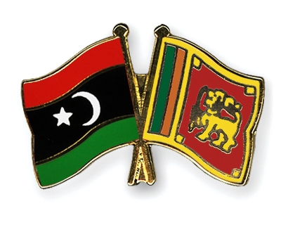 Fahnen Pins Libyen Sri-Lanka