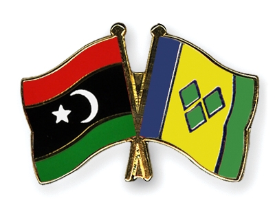 Fahnen Pins Libyen St-Vincent-und-die-Grenadinen