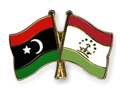 Fahnen Pins Libyen Tadschikistan
