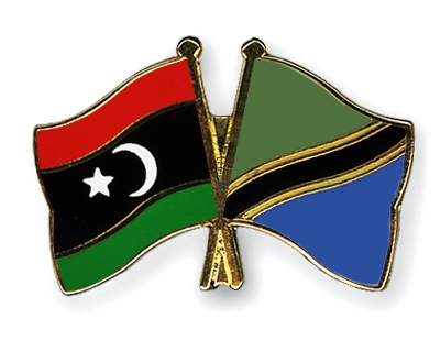 Fahnen Pins Libyen Tansania