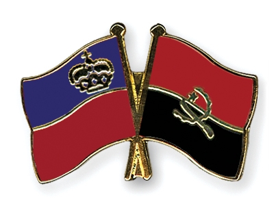 Fahnen Pins Liechtenstein Angola