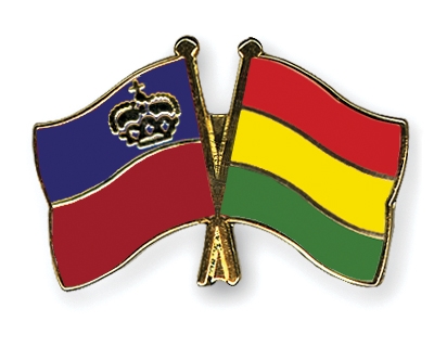 Fahnen Pins Liechtenstein Bolivien