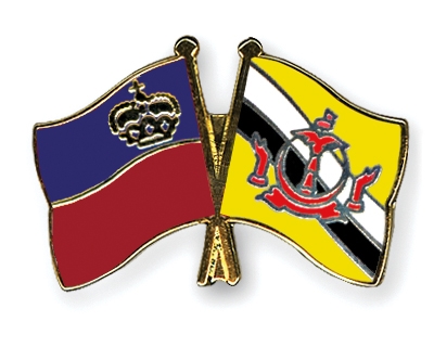 Fahnen Pins Liechtenstein Brunei-Darussalam