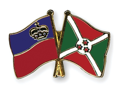 Fahnen Pins Liechtenstein Burundi