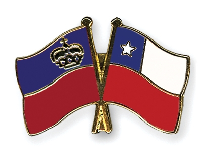 Fahnen Pins Liechtenstein Chile