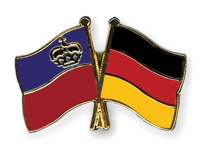 Fahnen Pins Liechtenstein Deutschland