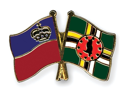 Fahnen Pins Liechtenstein Dominica