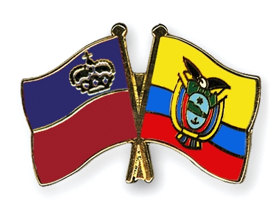 Fahnen Pins Liechtenstein Ecuador