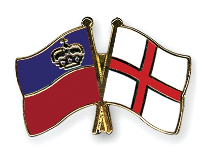 Fahnen Pins Liechtenstein England