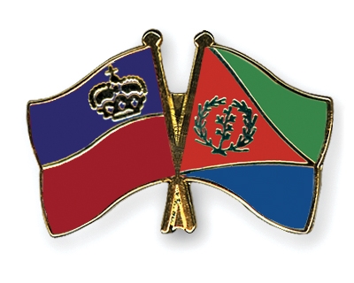Fahnen Pins Liechtenstein Eritrea