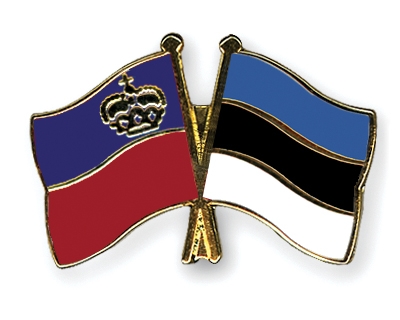 Fahnen Pins Liechtenstein Estland