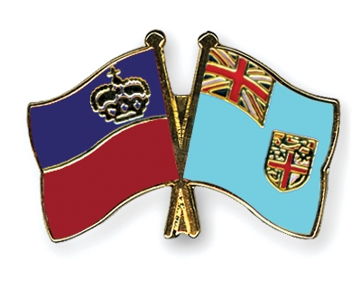 Fahnen Pins Liechtenstein Fidschi
