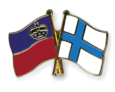 Fahnen Pins Liechtenstein Finnland
