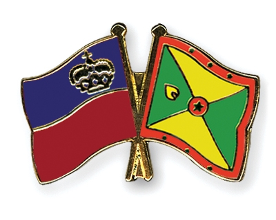 Fahnen Pins Liechtenstein Grenada