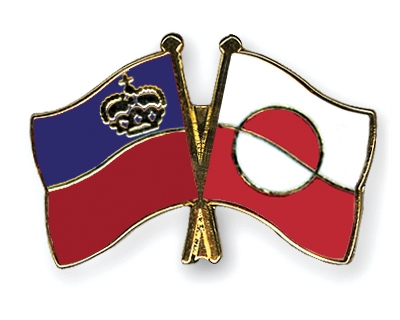 Fahnen Pins Liechtenstein Grnland