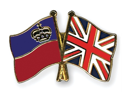 Fahnen Pins Liechtenstein Grossbritannien