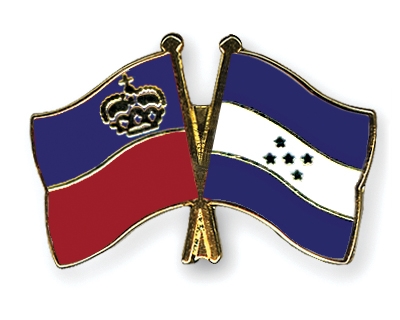 Fahnen Pins Liechtenstein Honduras