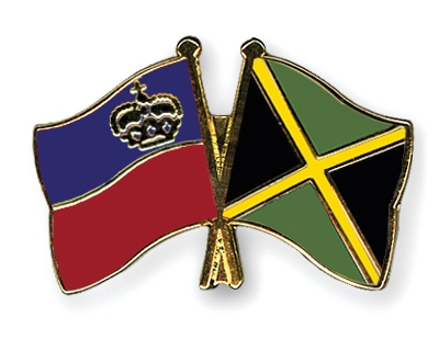 Fahnen Pins Liechtenstein Jamaika
