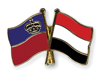 Fahnen Pins Liechtenstein Jemen