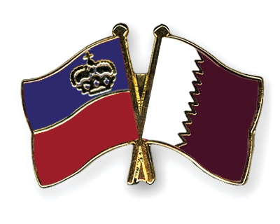 Fahnen Pins Liechtenstein Katar