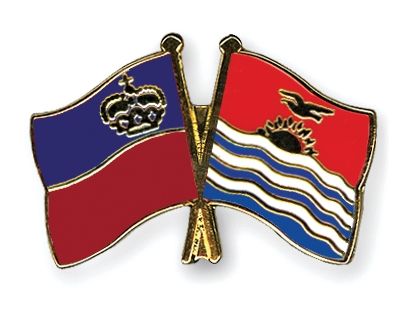 Fahnen Pins Liechtenstein Kiribati
