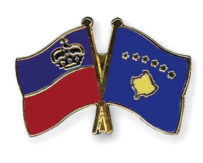 Fahnen Pins Liechtenstein Kosovo