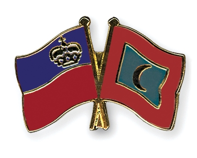 Fahnen Pins Liechtenstein Malediven
