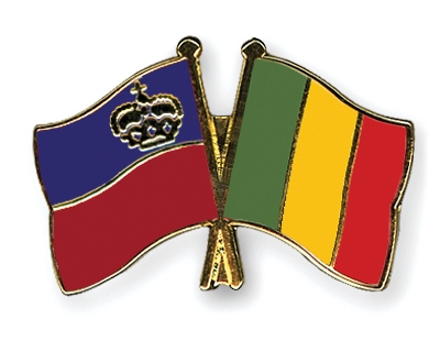 Fahnen Pins Liechtenstein Mali