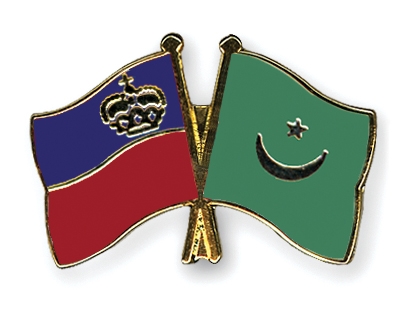 Fahnen Pins Liechtenstein Mauretanien