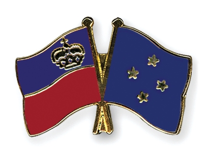 Fahnen Pins Liechtenstein Mikronesien
