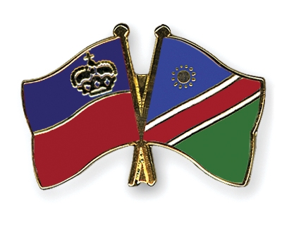 Fahnen Pins Liechtenstein Namibia