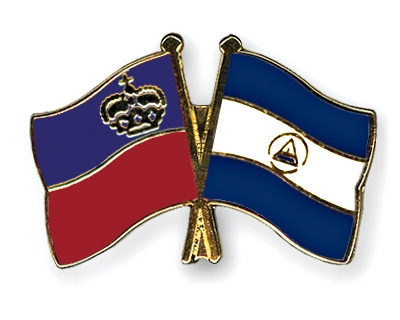Fahnen Pins Liechtenstein Nicaragua