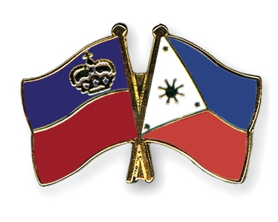 Fahnen Pins Liechtenstein Philippinen