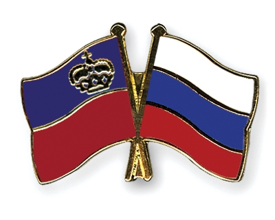 Fahnen Pins Liechtenstein Russland