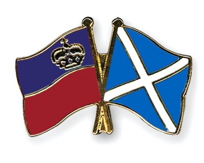 Fahnen Pins Liechtenstein Schottland