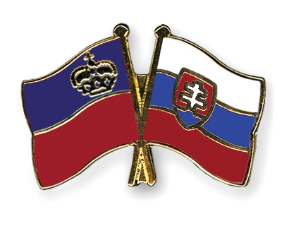 Fahnen Pins Liechtenstein Slowakei